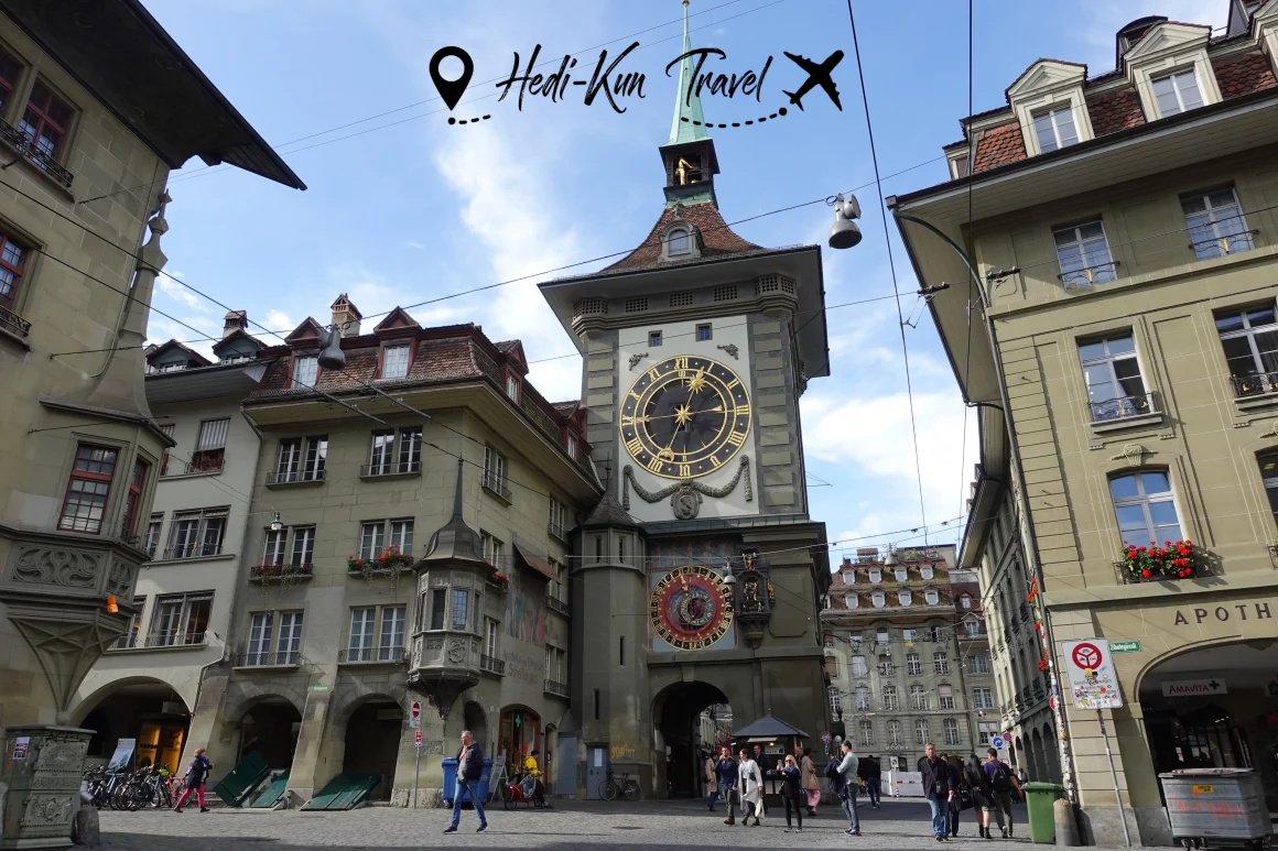 La Zytglogge, célèbre tour de l'horloge médiévale de Berne, avec ses automates et son architecture historique.