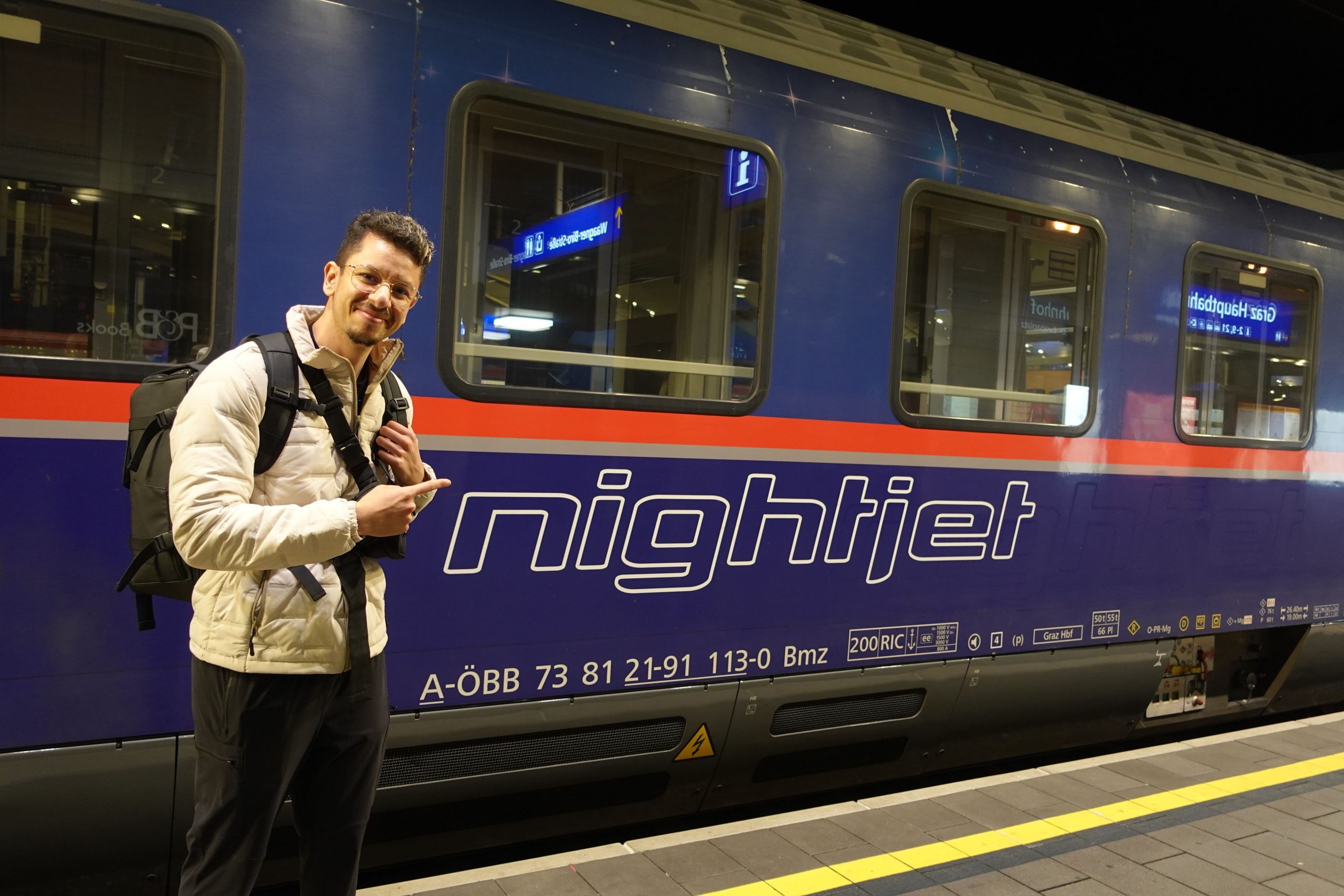 test du train de nuit en suisse