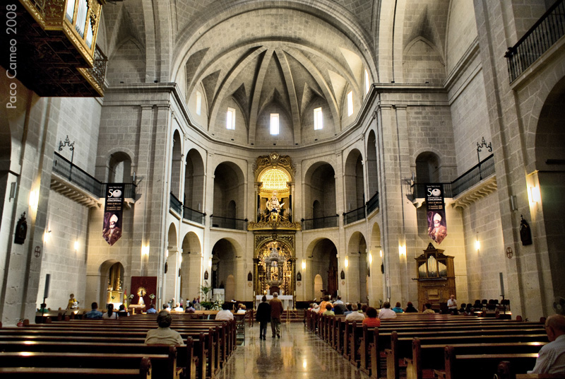 intérieur de la Cathédrale San Nicolás à alicante