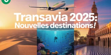 Nouvelles destinations Transavia 2025, Gran Canaria plage, Hurghada snorkeling, Séville Alcazar, voyage pas cher.