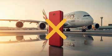 Emirates batteries externes vols, avion sécurisé, voyage 2025
