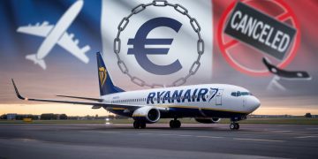 Ryanair taxes aériennes France, avion low-cost, voyage France