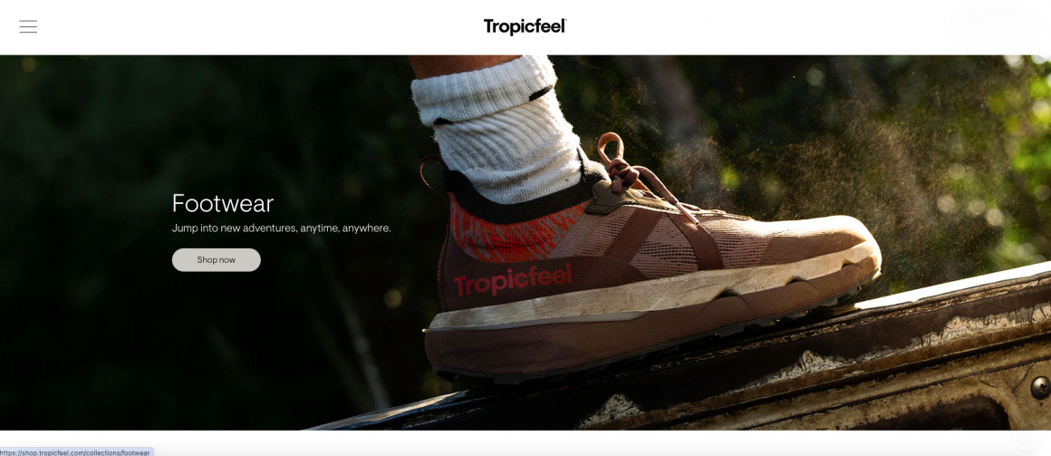 Tropicfeel, marque de chaussures de voyage polyvalentes éco-responsables