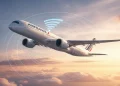 Wifi en avion avec Starlink sur un vol Air France