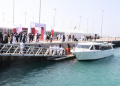 ferry Qatar Bahrein traversant le golfe Persique entre Doha et Manama