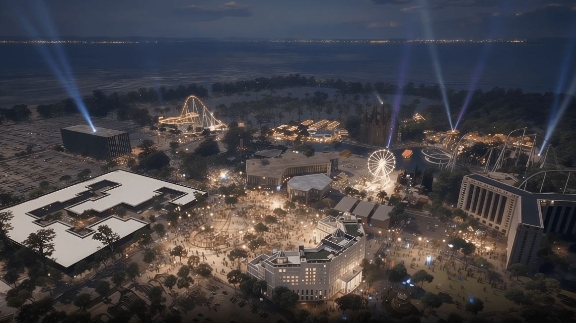 Attraction à sensations fortes prévue dans le parc Dracula Roumanie