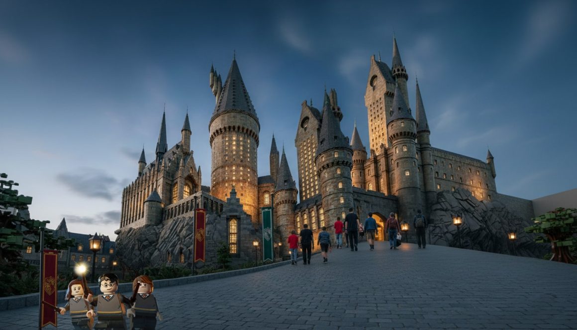 Hôtel Harry Potter Legoland Allemagne concept artistique immersive