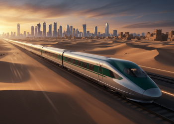 Train à grande vitesse similaire à celui prévu pour la ligne train Arabie Saoudite Qatar
