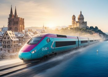 GV Ouigo Strasbourg Marseille à grande vitesse sur la ligne reliant l'Alsace à la Méditerranée.