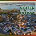 Vue panoramique sur Faro et la vieille ville fortifiée avec la Ria Formosa en arrière-plan au Portugal